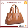 European Style Woman Fashion Tote Bag Elegance Ladies PU Handbag